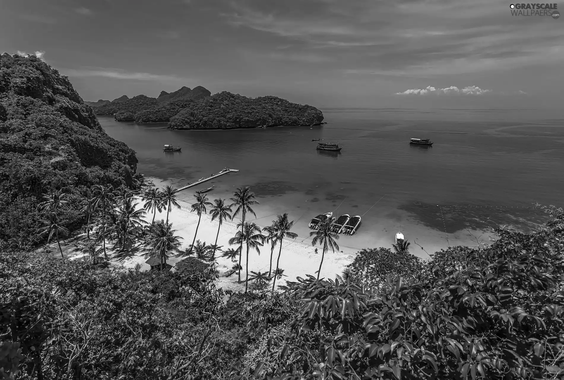 Aerial View, Tropical, Beaches, Islands, Ocean