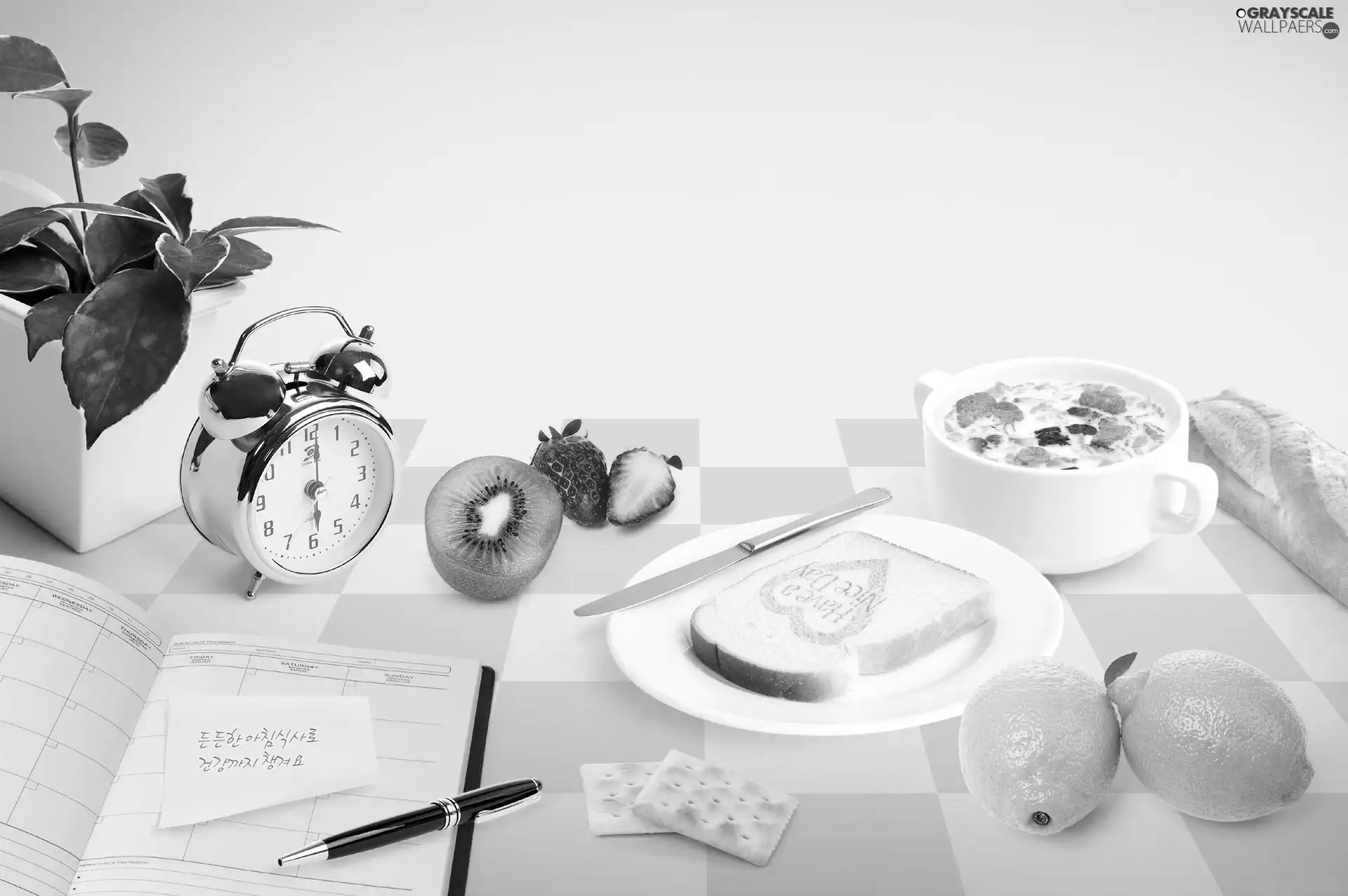 alarm clock, Muesli, food, breakfast, Amaranth