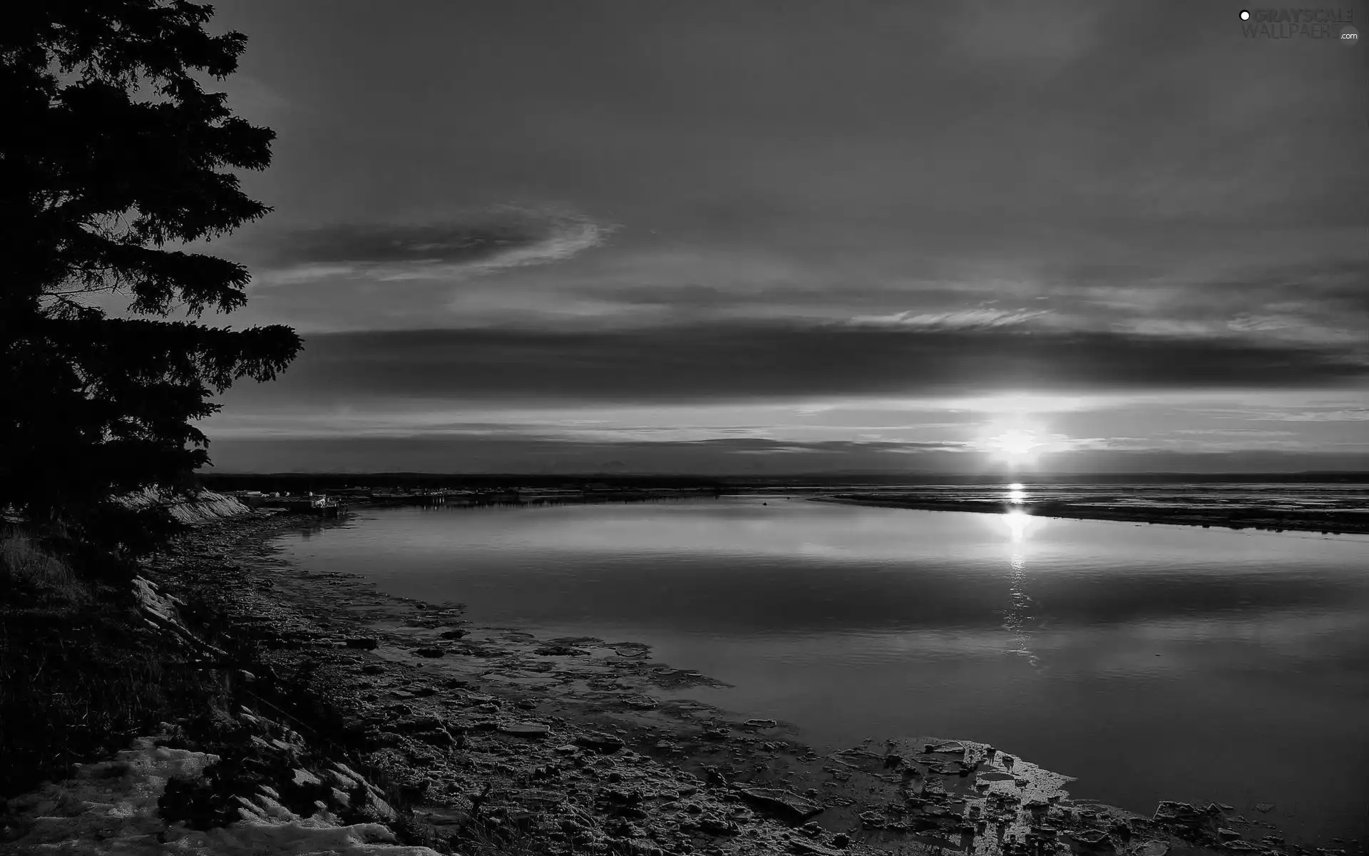 Coast, sun, Alaska, west