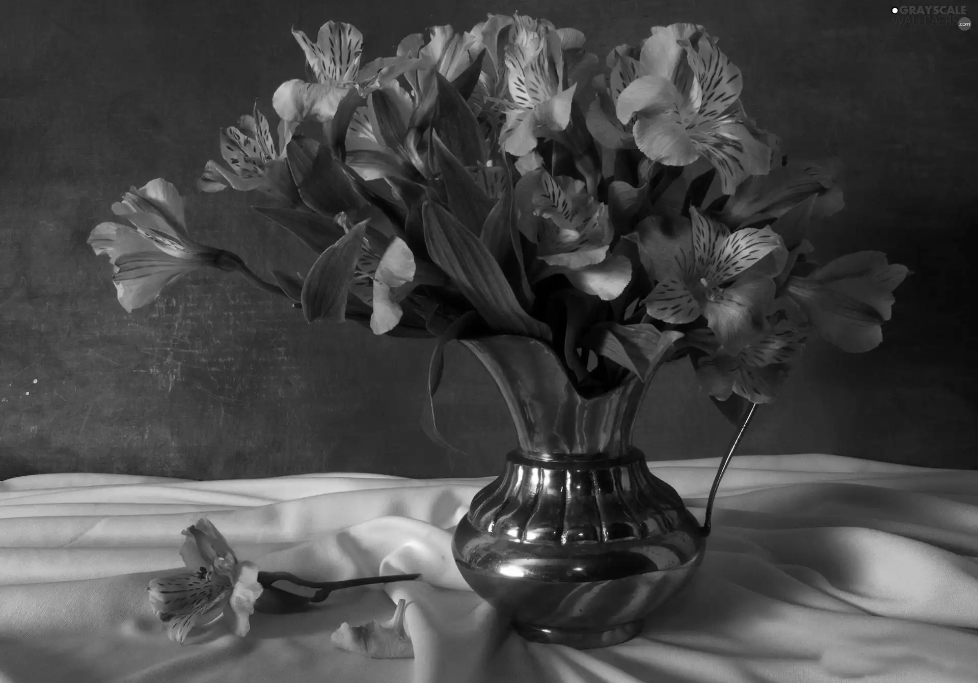 Alstroemeria, bouquet, flowers