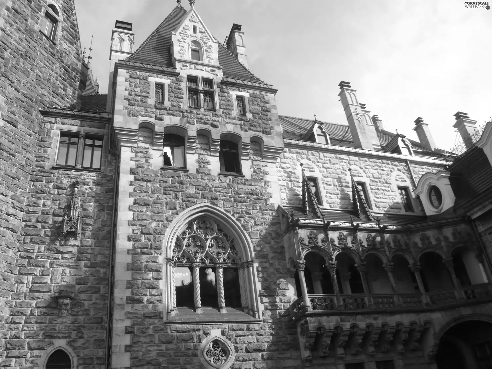 ambulatory, Castle, front