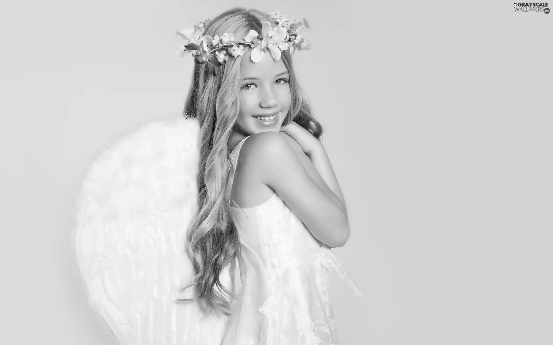 angel, small, girl