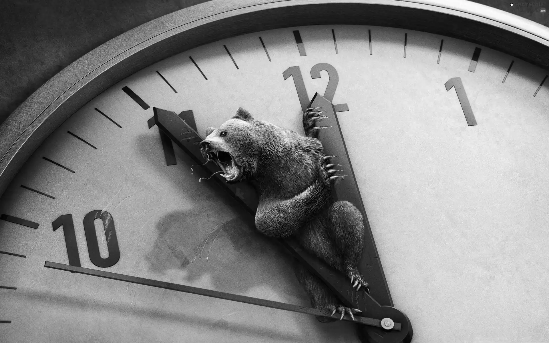 anger, teddybear, Clock