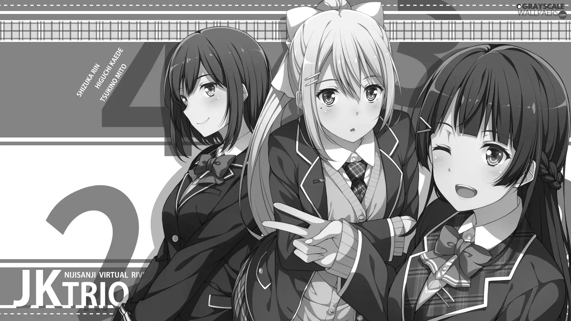 Kaede, Girls, subtitles, Rin, Three, MiTo, Manga Anime