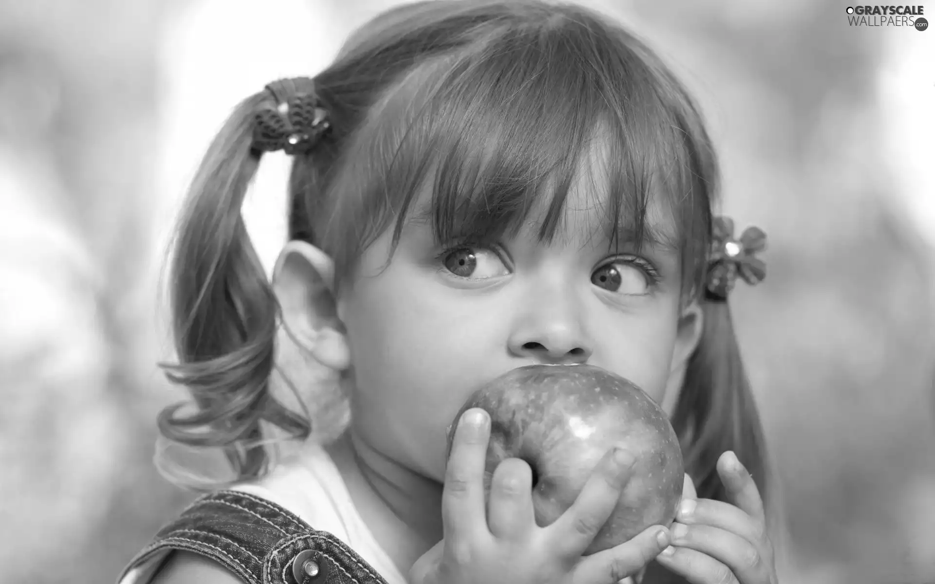 Apple, small, girl