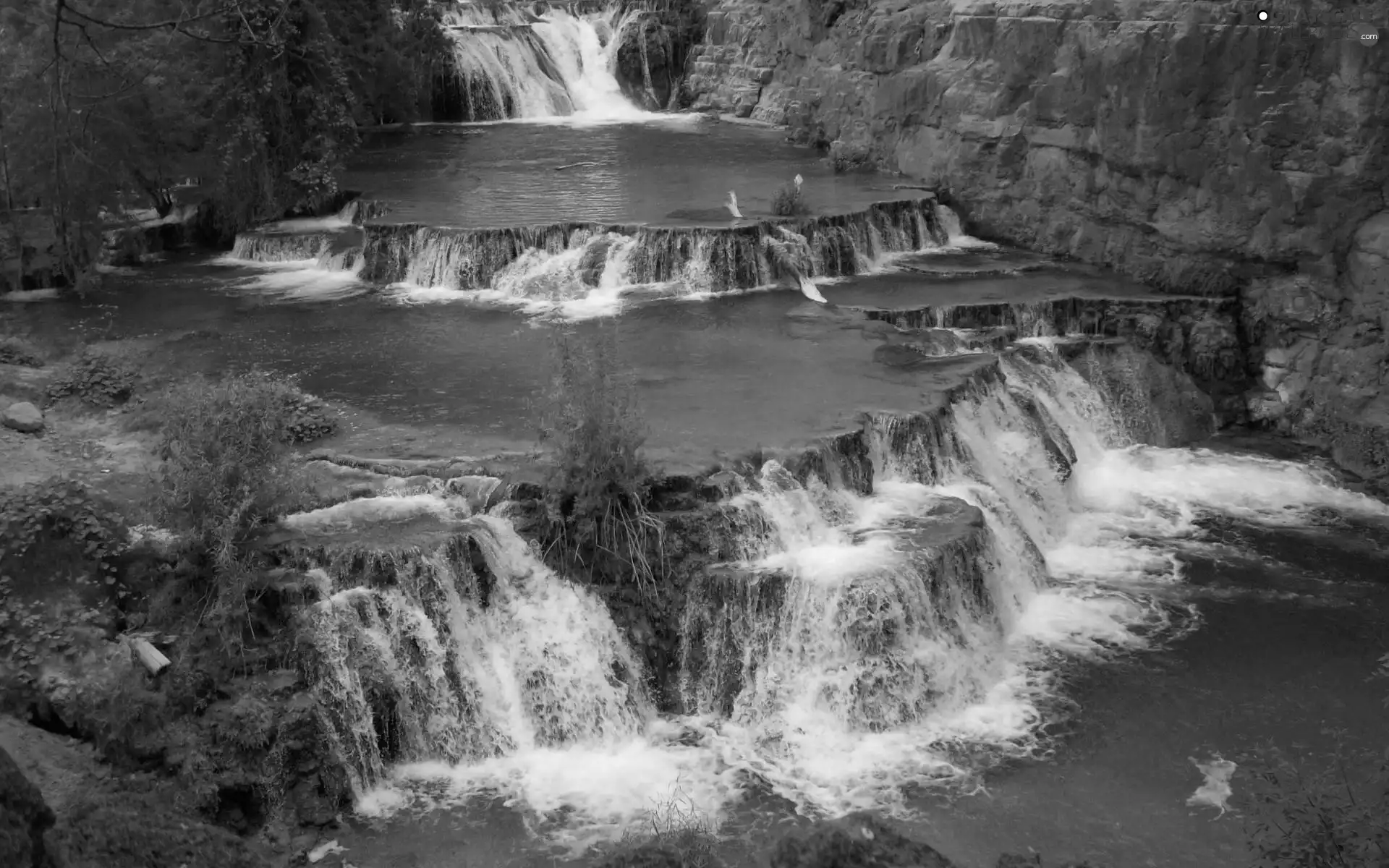 waterfall, canyon, Arizona, Grand