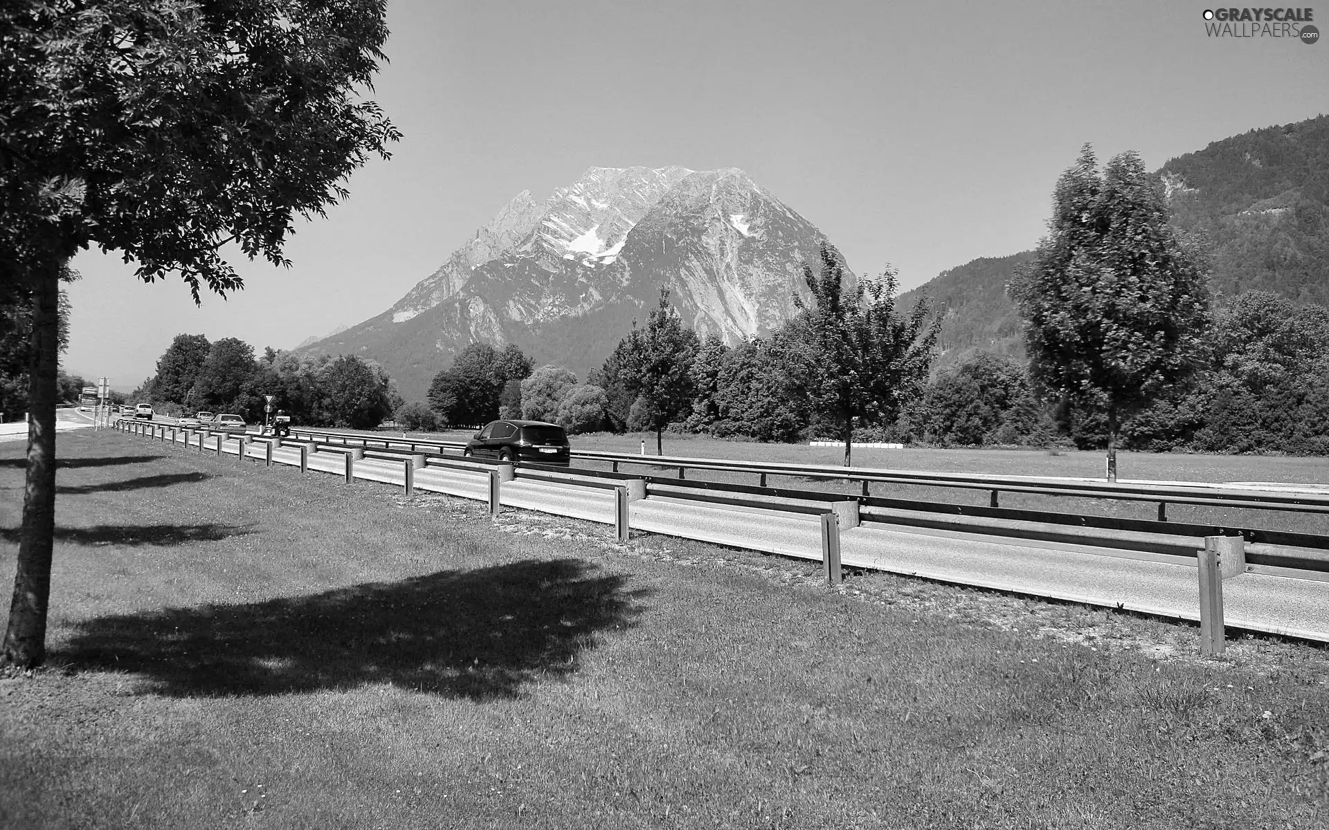 Mountains, Automobile, Austria, Way