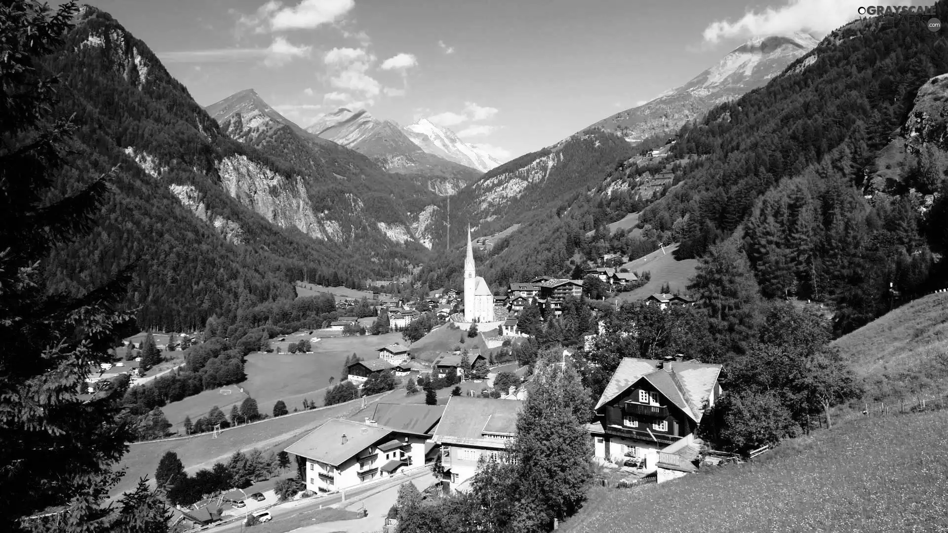 Austria, Heiligenblut, panorama