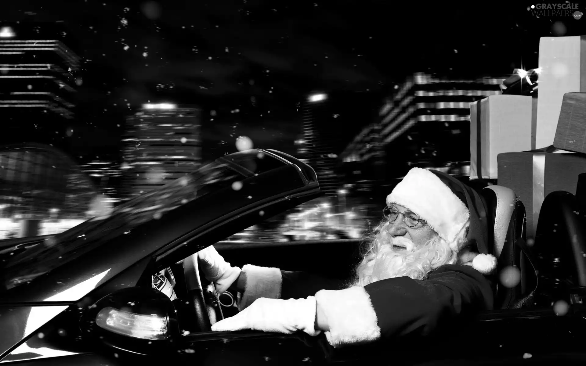 holy, gifts, Automobile, Santa