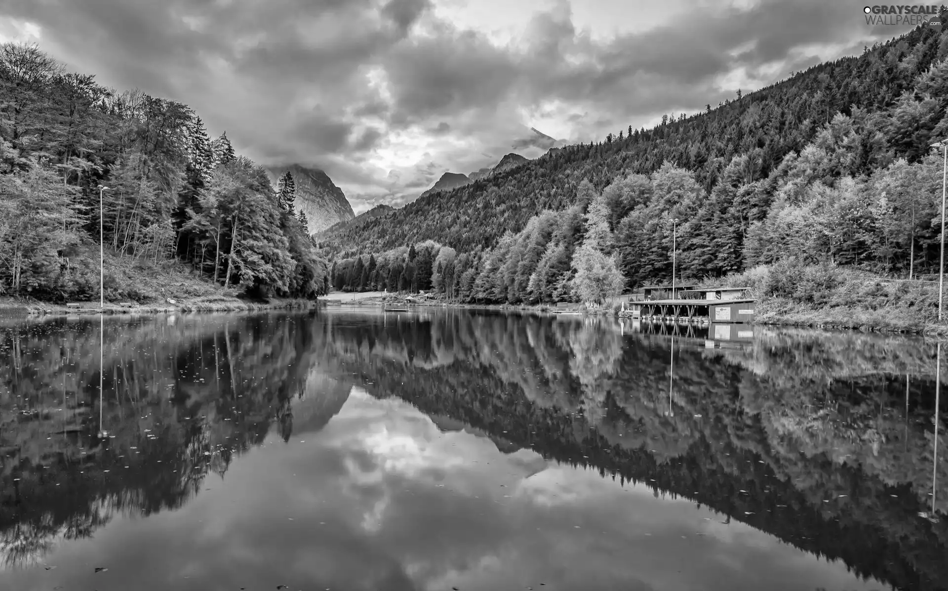 autumn, lake, reflection