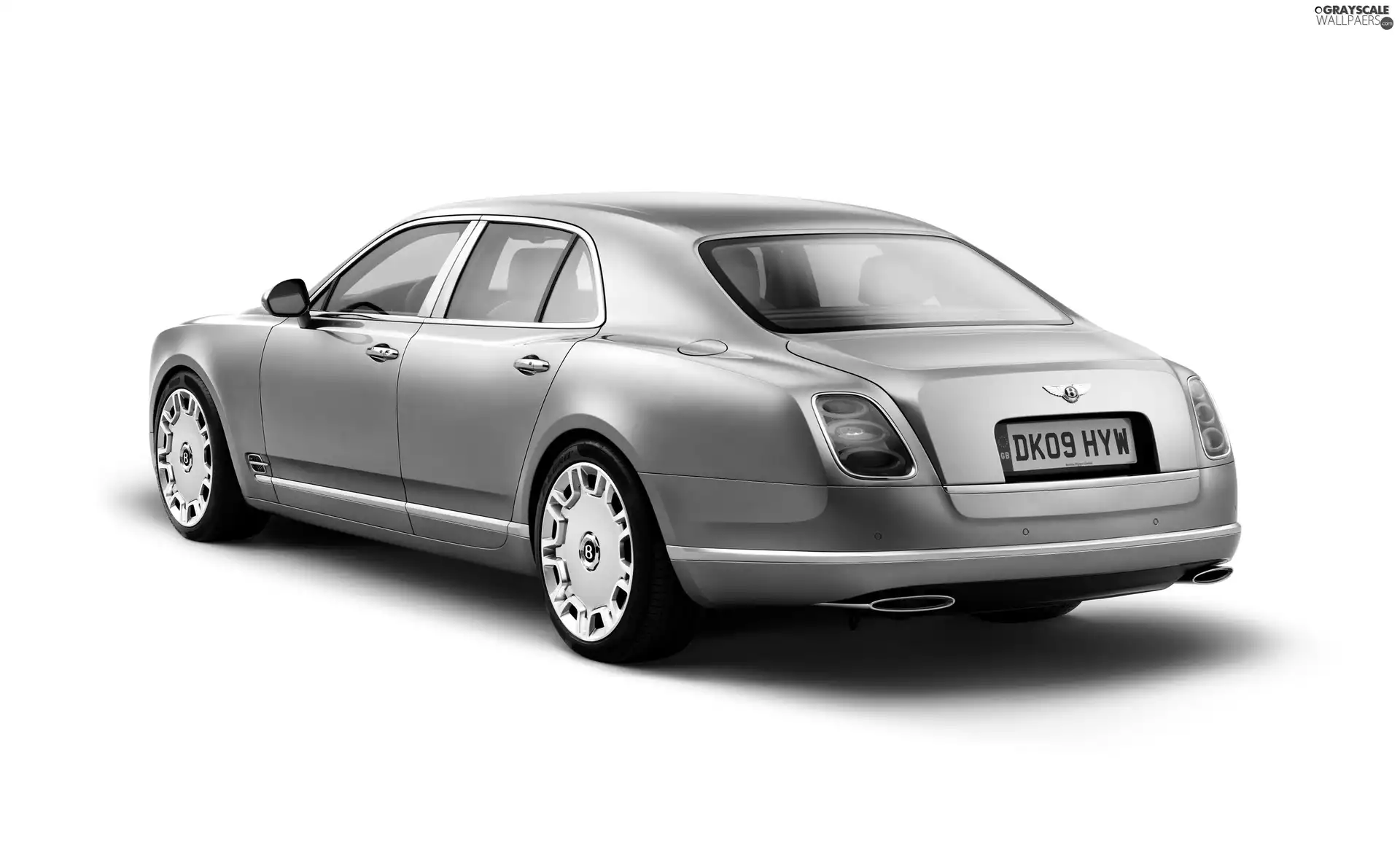 Bentley Mulsanne, Parked, Back, Sensors