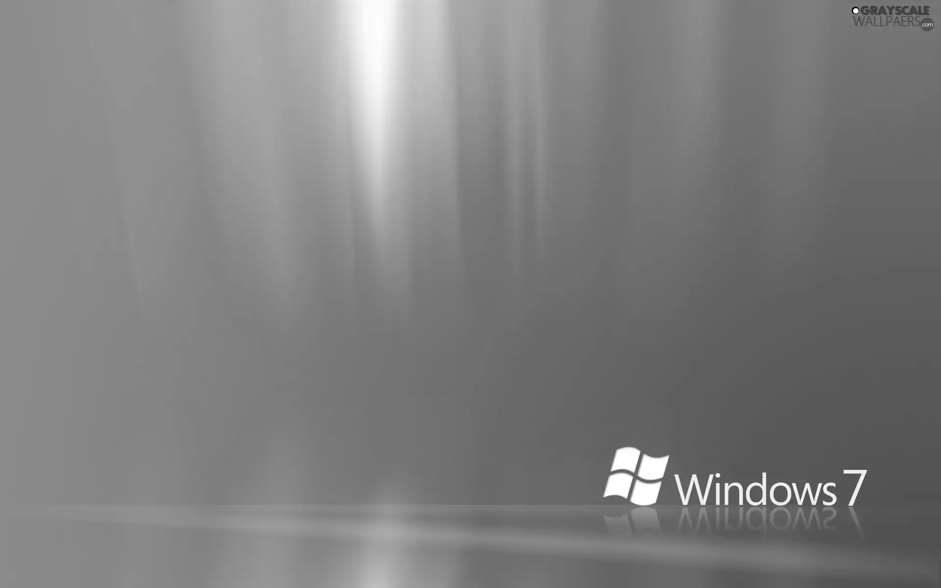 Windows 7, The luminous, background, Blue