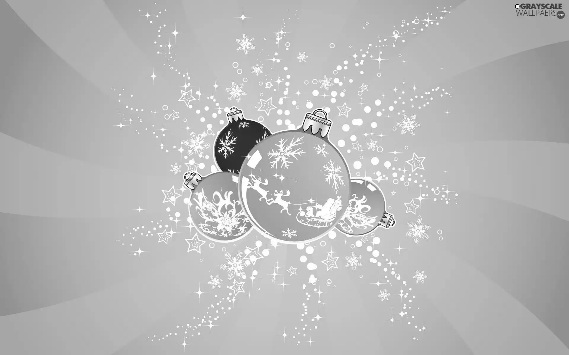 christmas, green ones, background, baubles