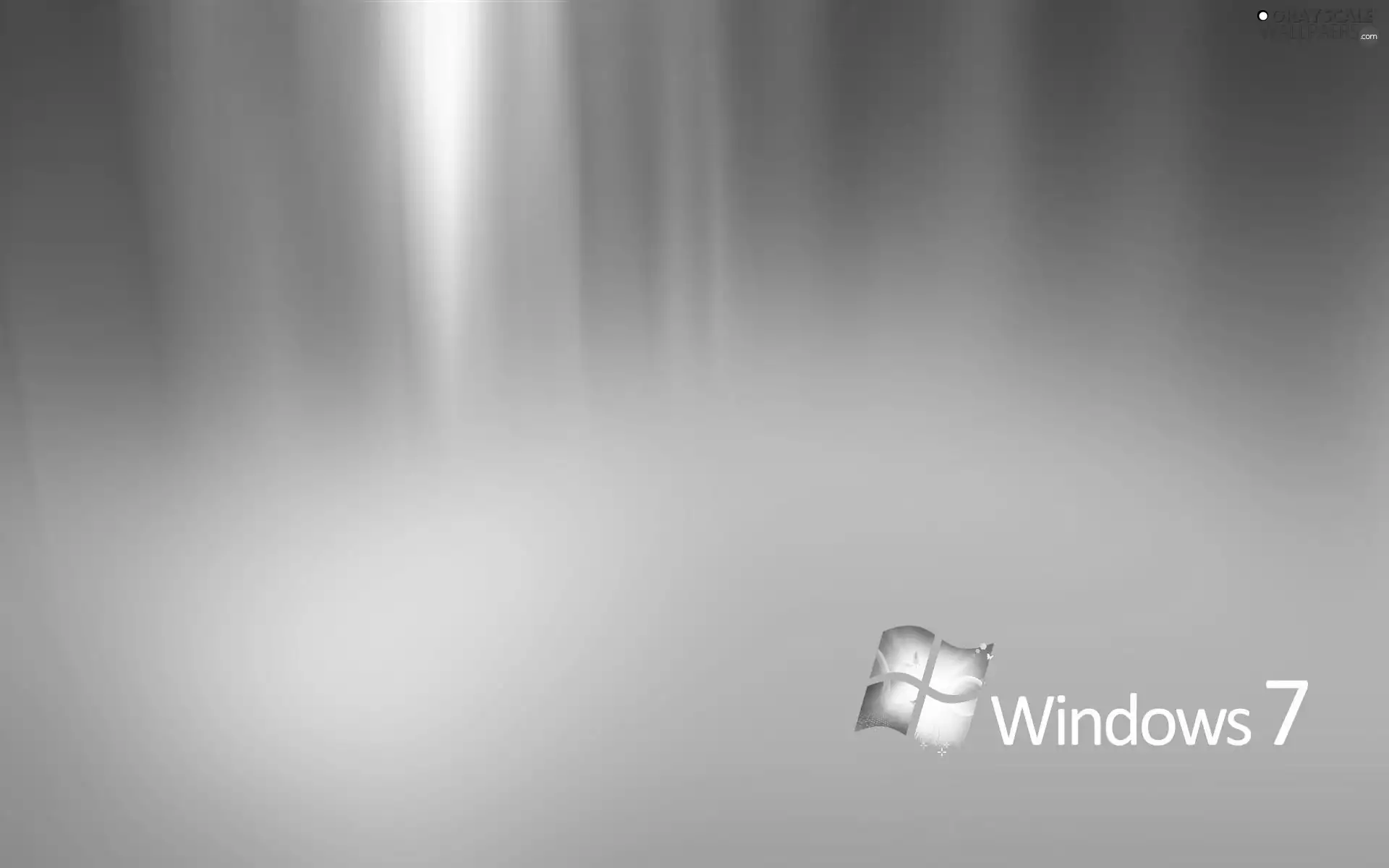 logo, Windows 7, The luminous, background, Blue