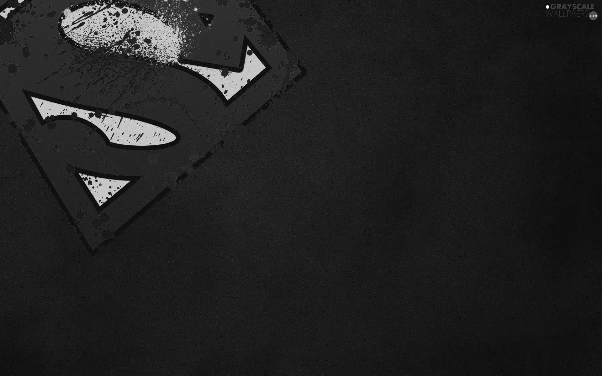 supermen, Black, background, logo