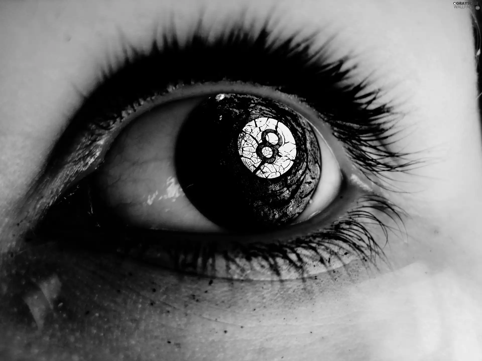 eye, billiard-ball