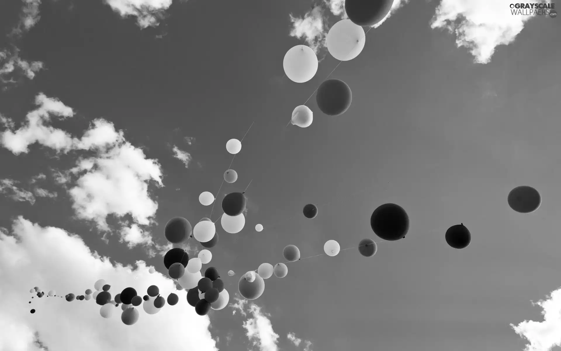 clouds, Balloons