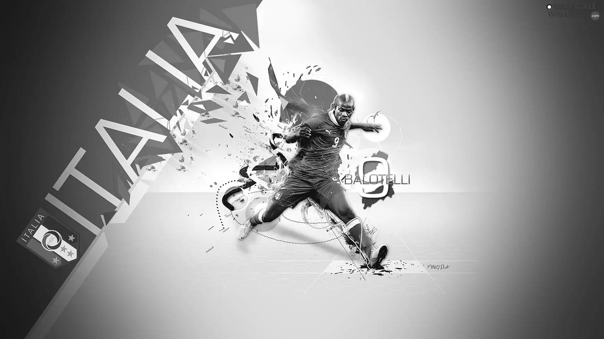 team, number 9, Balotelli, Italy