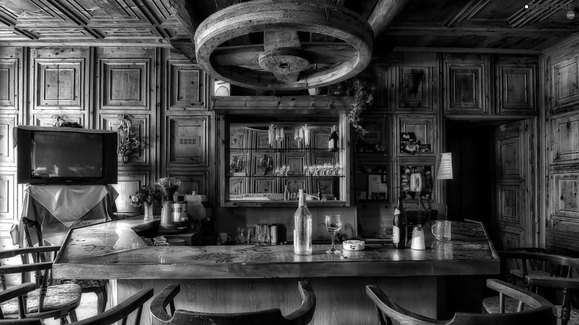 Neglected, Bar, Bar, interior