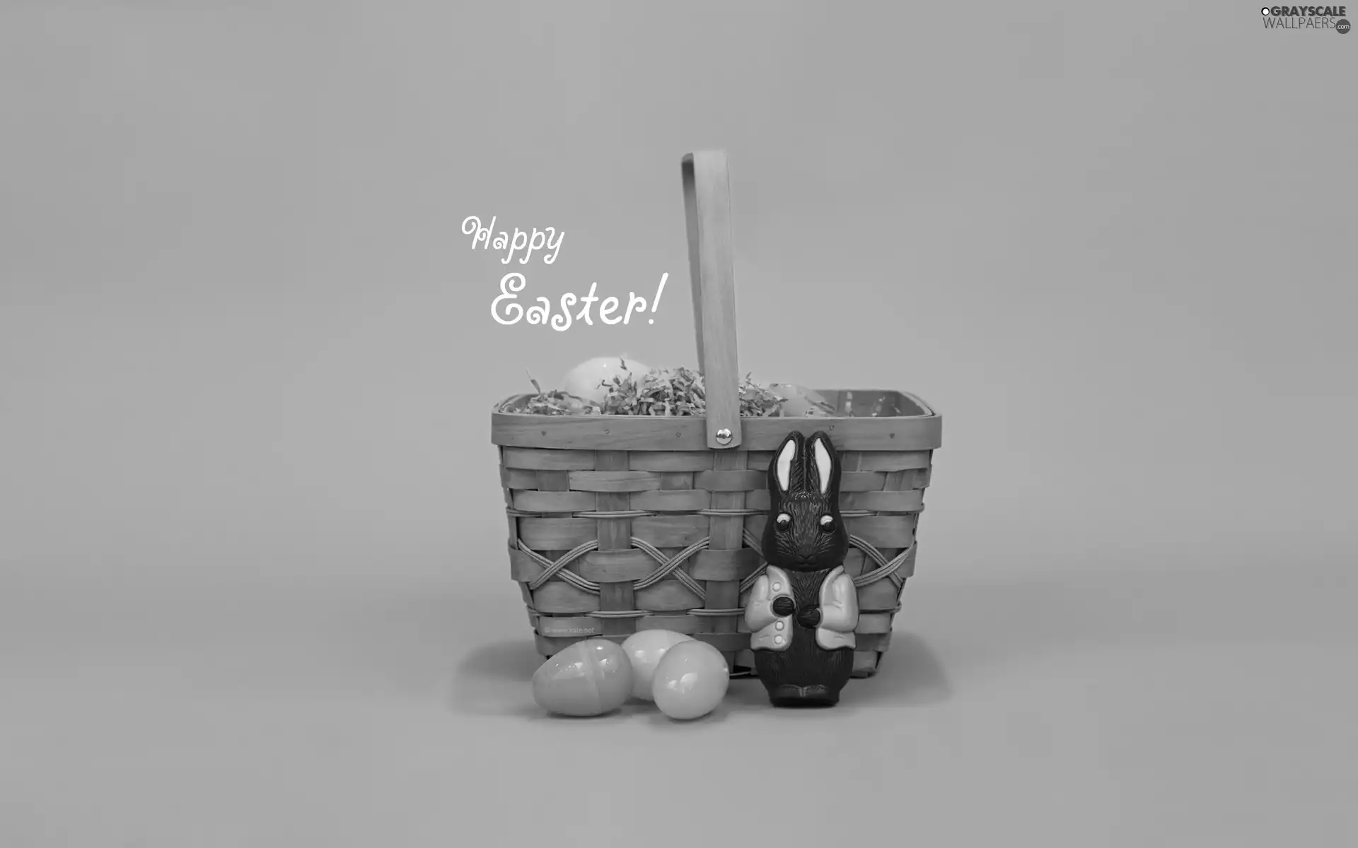 basket, rabbit, eggs