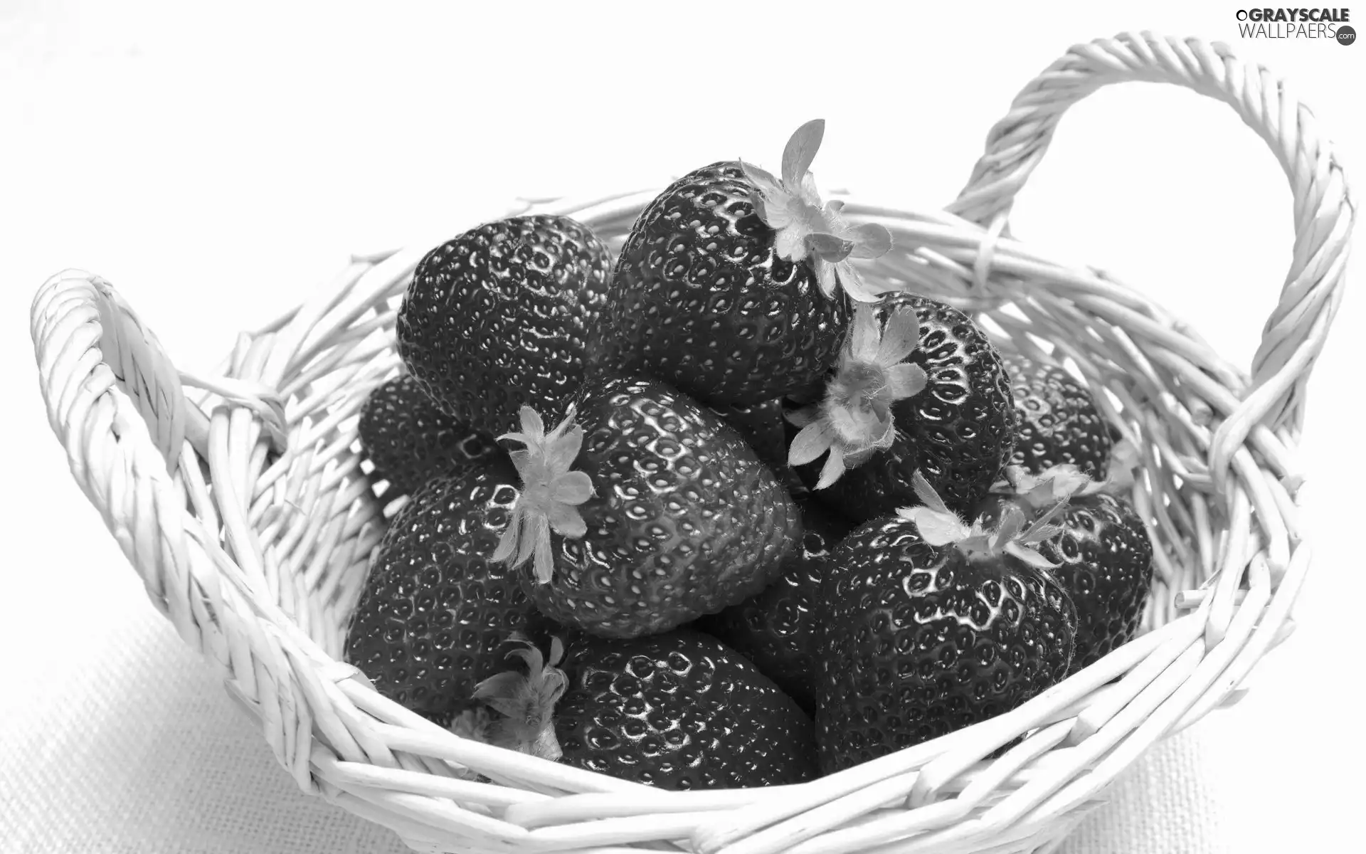 strawberries, basket