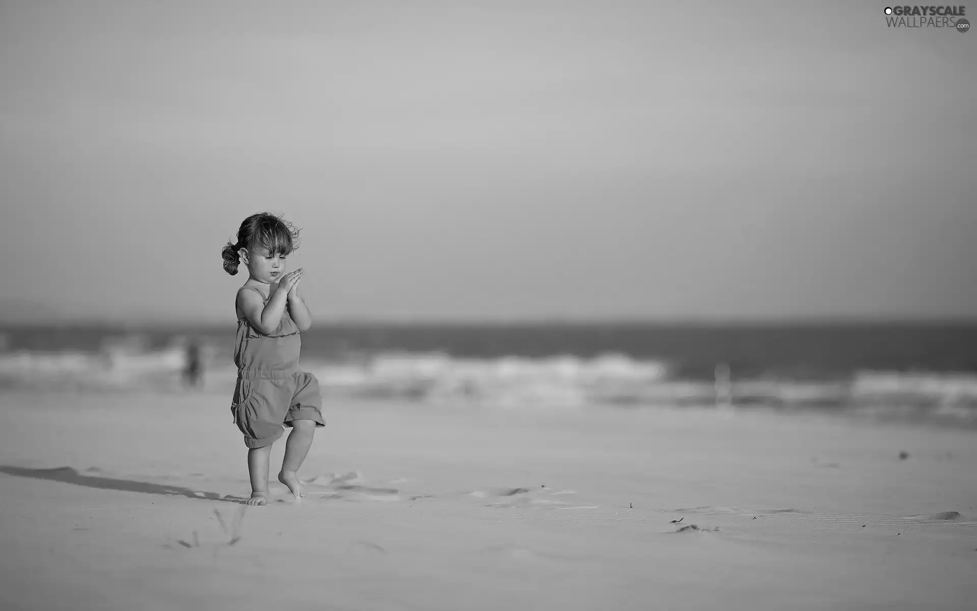 Beaches, girl, sea