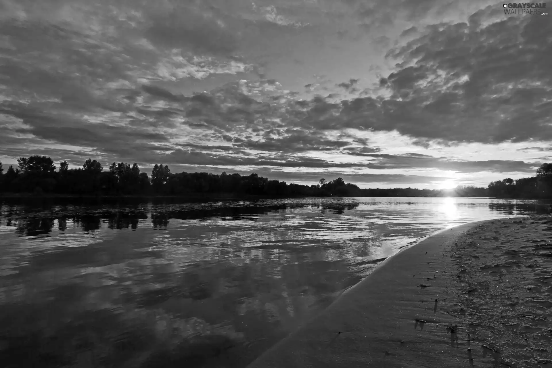 west, River, Beaches, sun