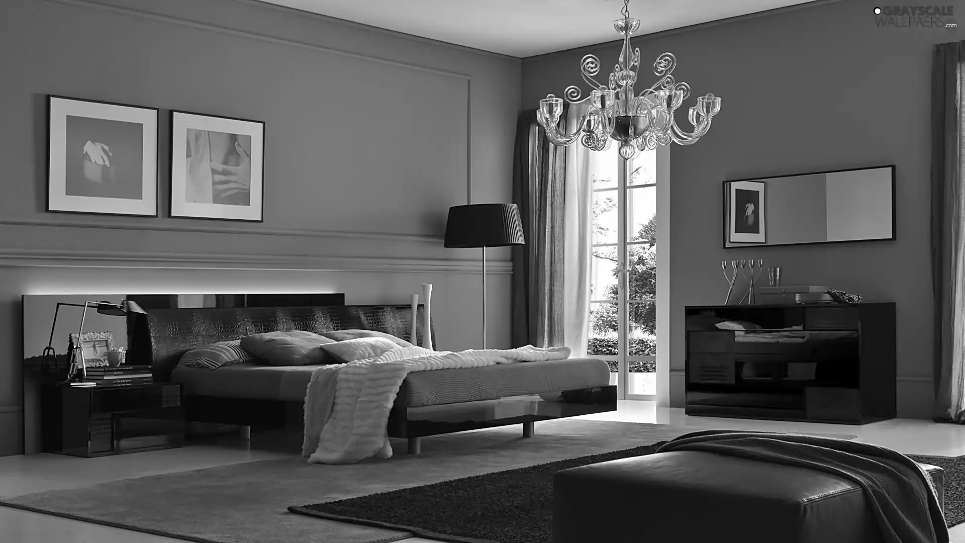 Bedroom, house, interior