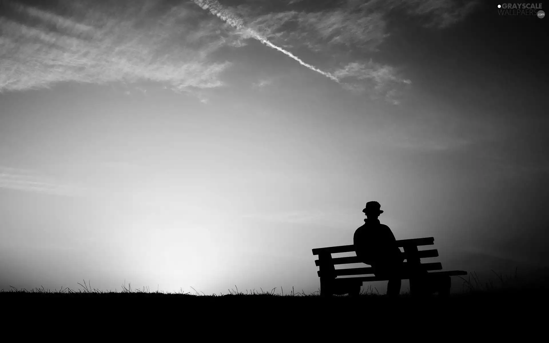 Bench, Occident, sun