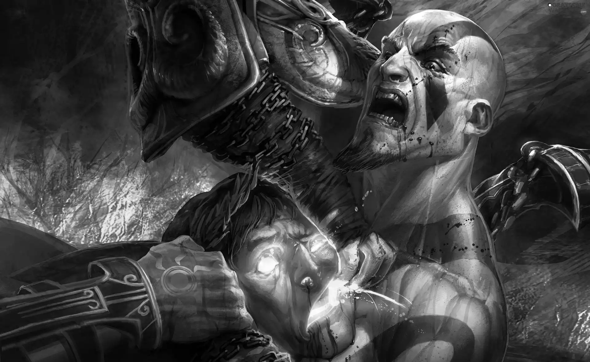 Big Fire, God Of War 3, character