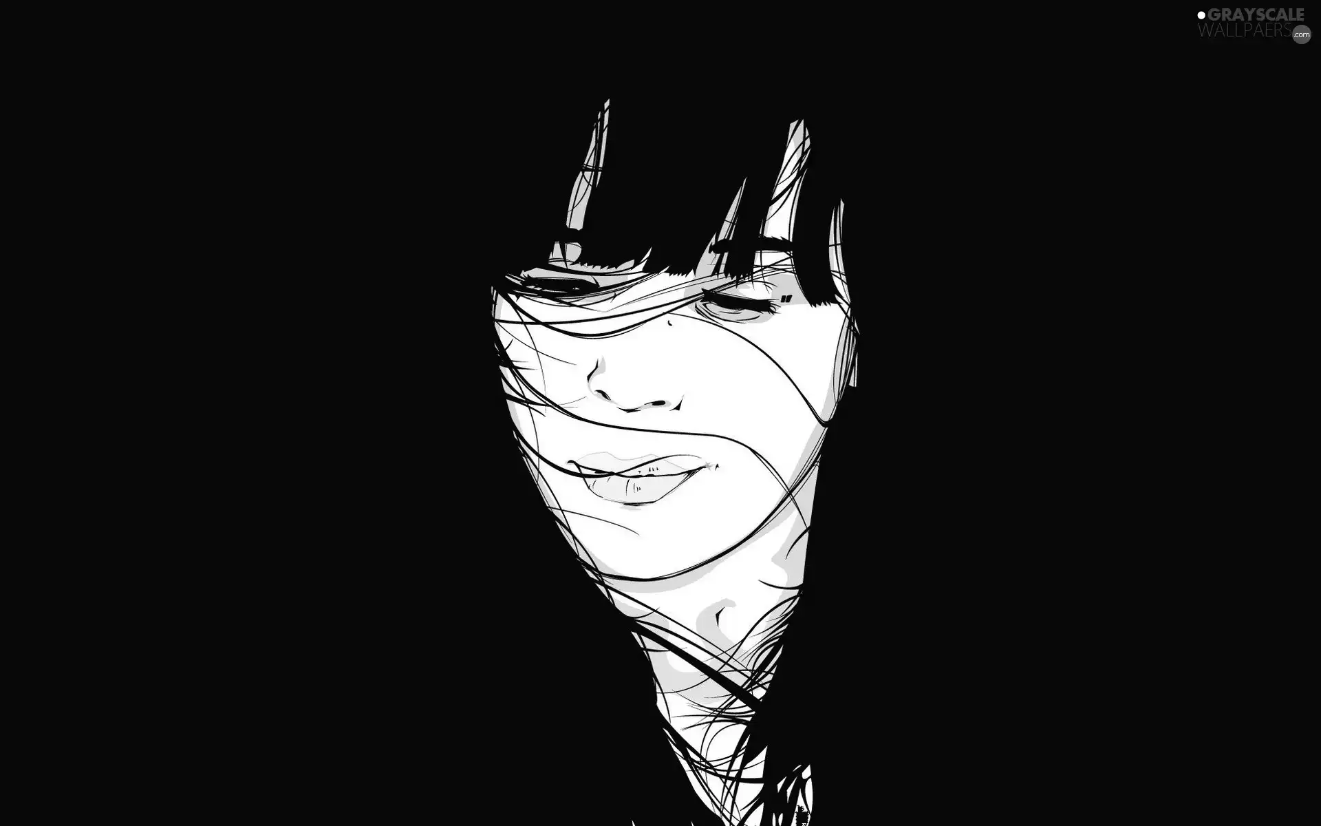 Drawing, Women, black and White