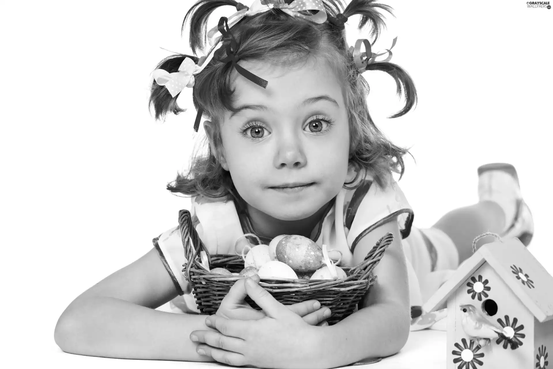 Blessing, girl, Easter