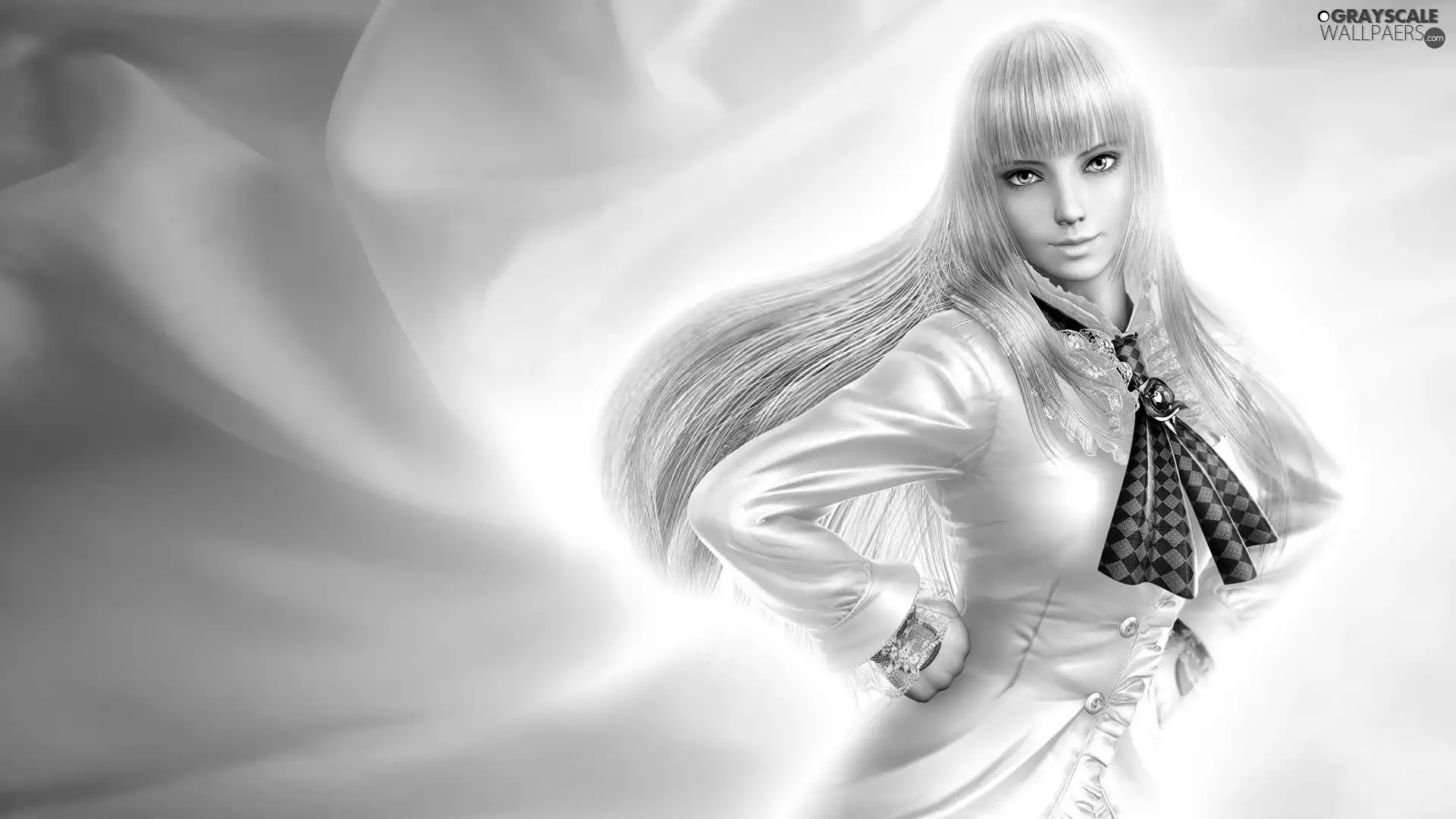 lily, Tekken 5, longhaired, Blonde, Beauty