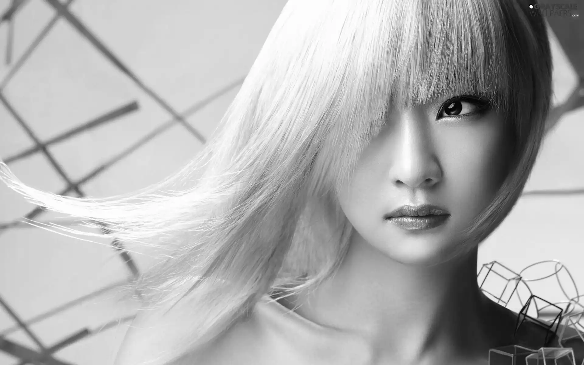 make-up, Women, Blonde