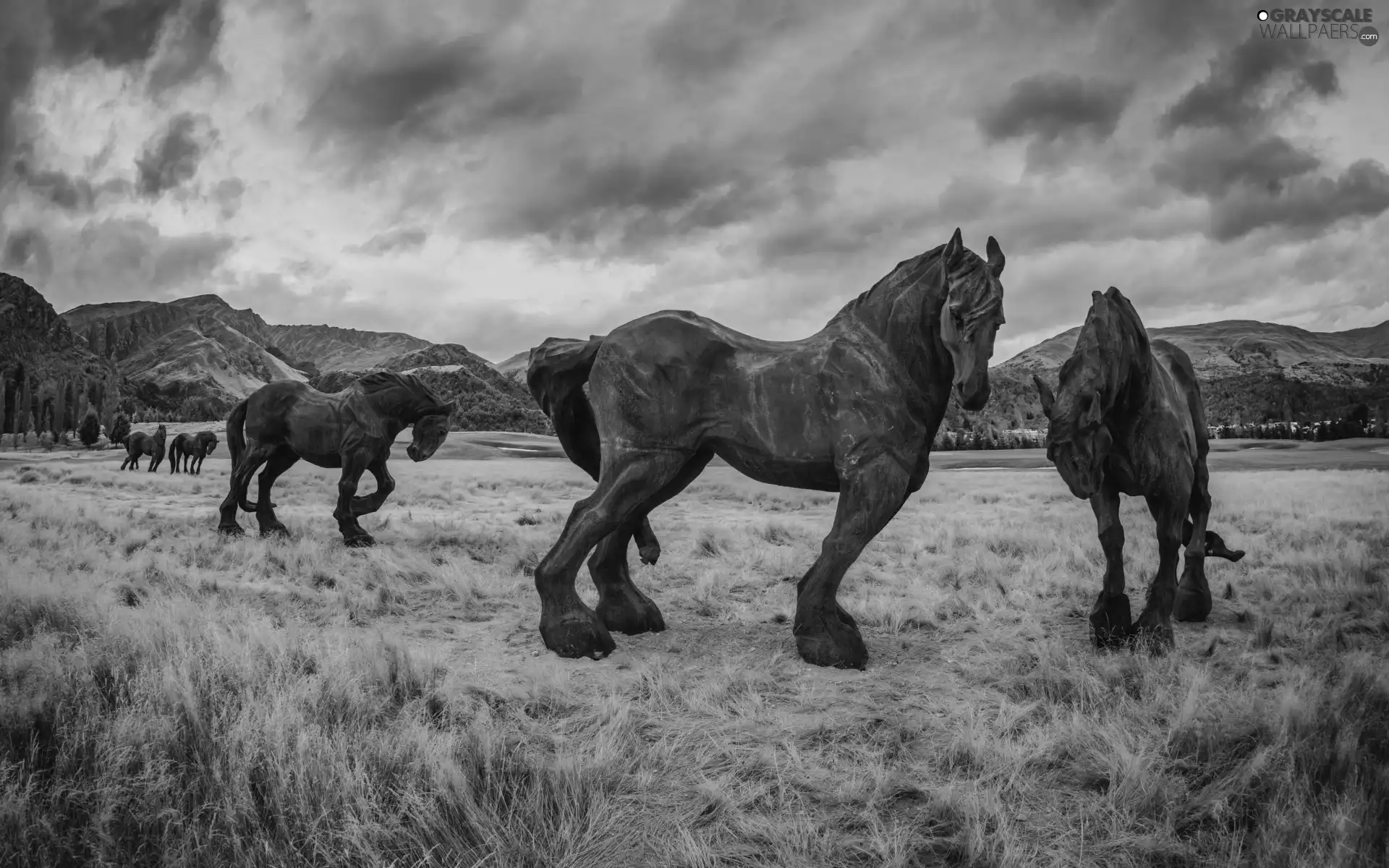 bloodstock, Mountains, Sculpture