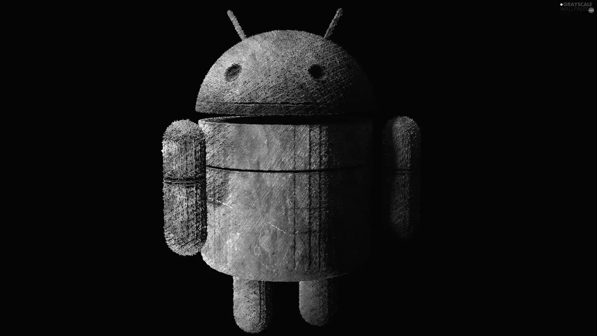 Android, blue