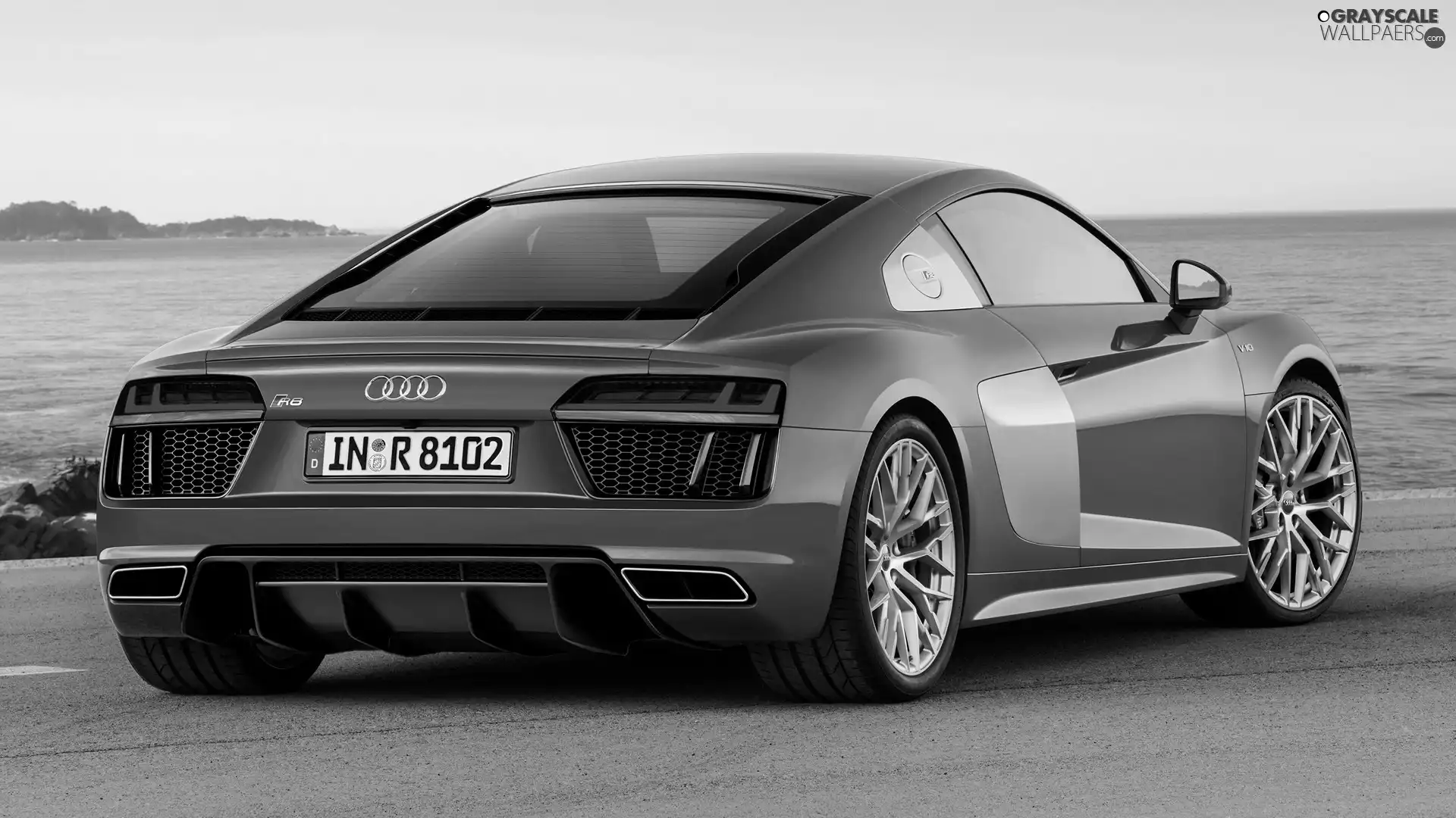 coupe, Audi R8, Blue