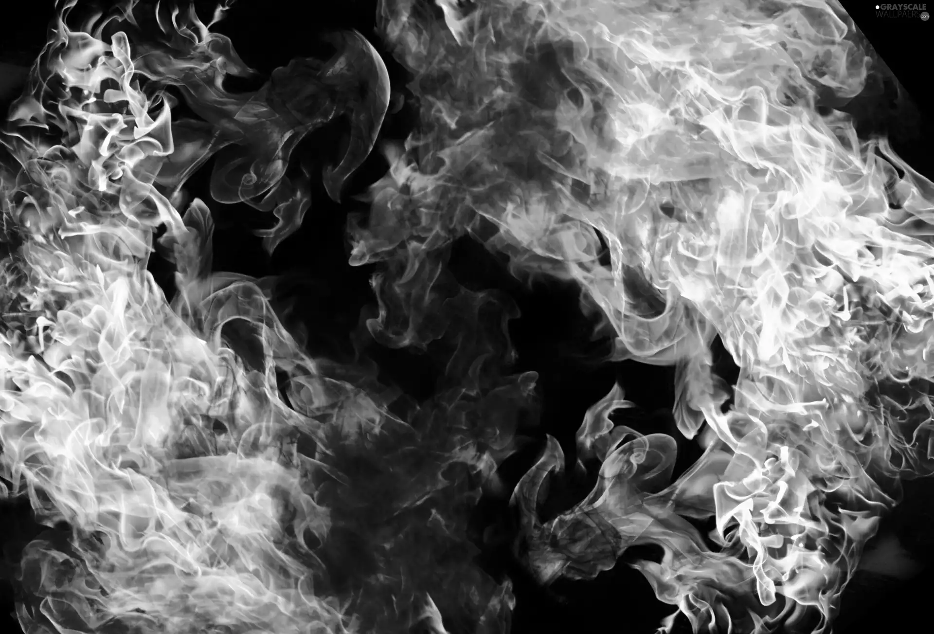 Big Fire, Red, blue, Flames