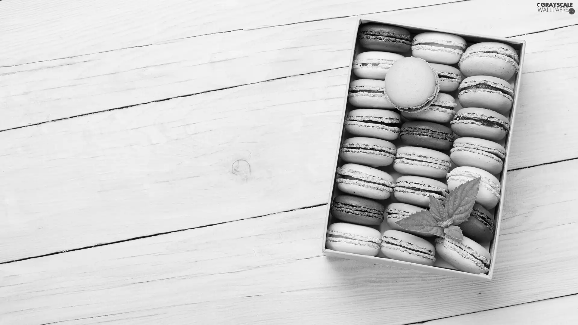 Box, boarding, Macaroons, mint, Cookies
