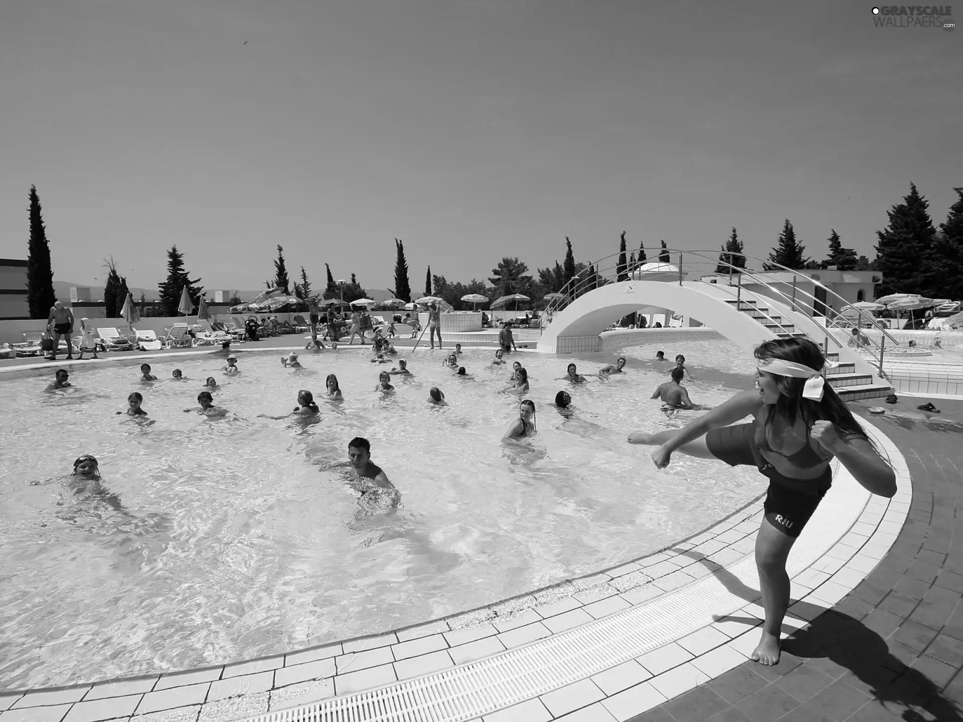 aerobics, Hotel hall, bonaca