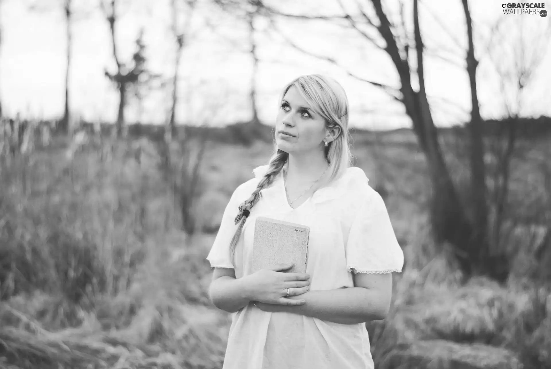 Book, Women, Blonde