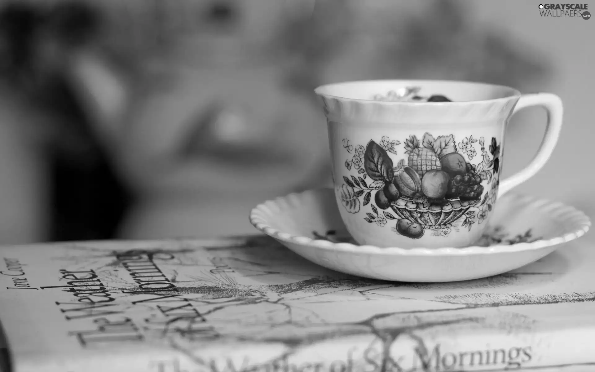 Book, cup, tea