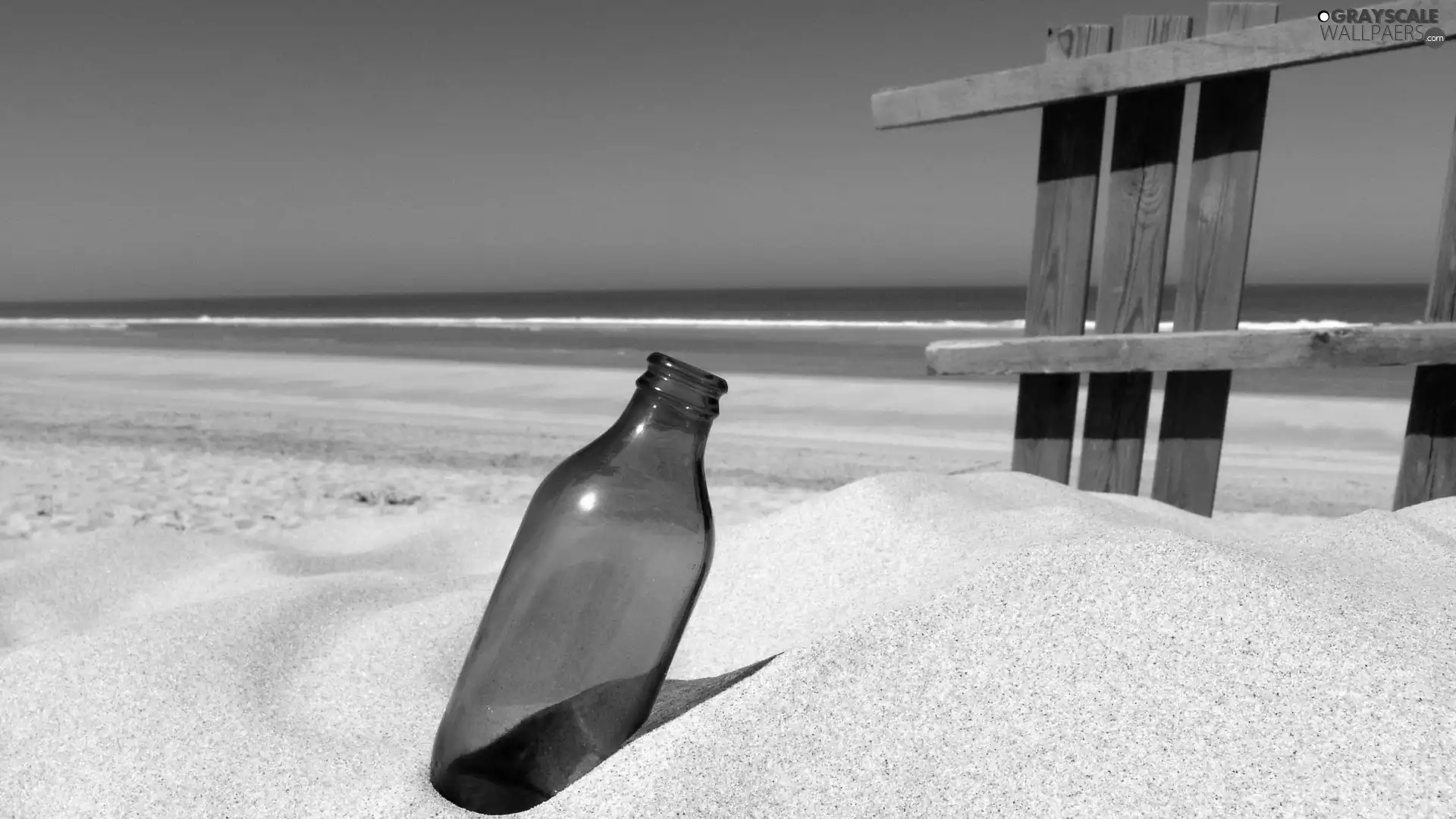 Bottle, Beaches, Sand