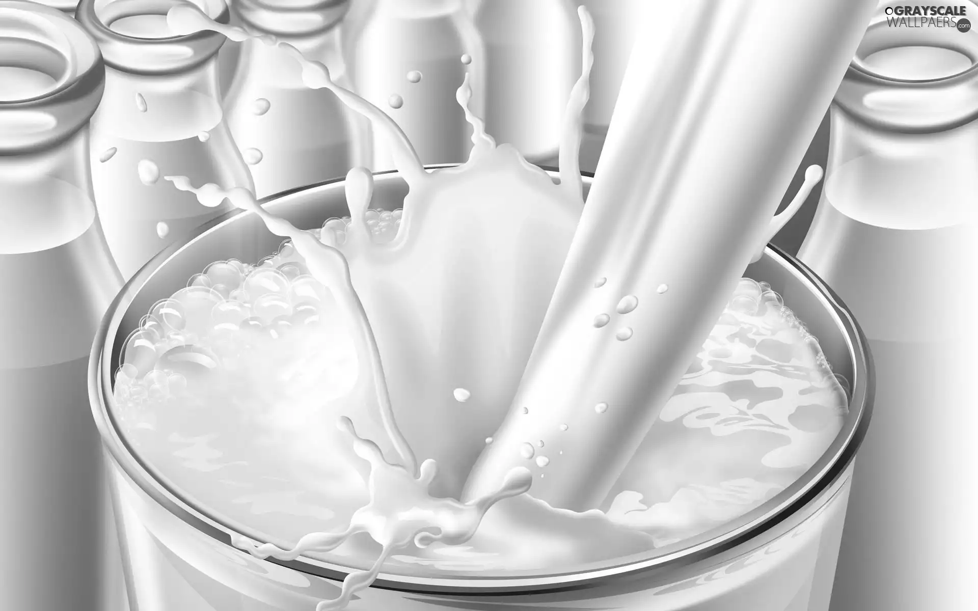 milk, Bottles