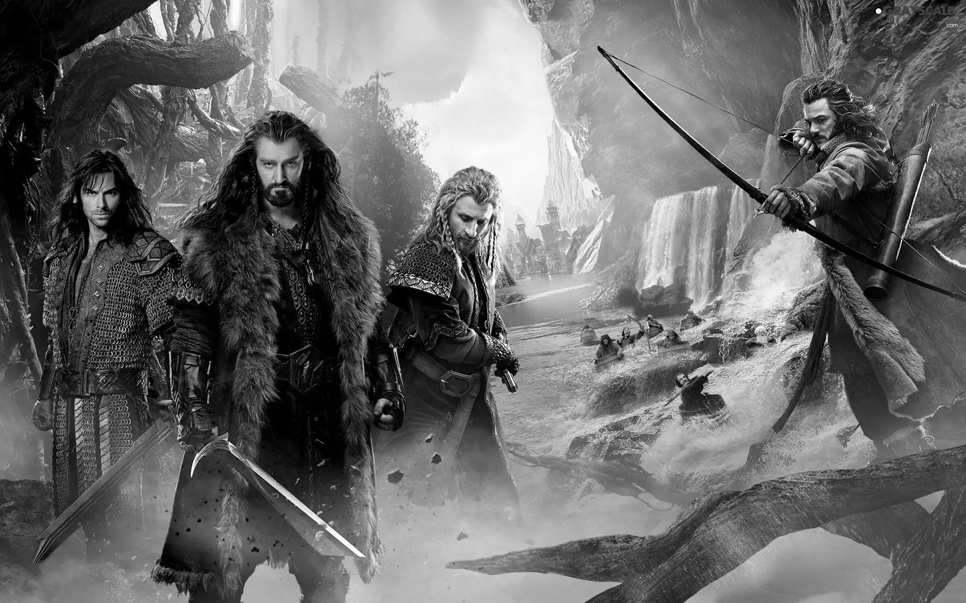 Hobbit 2, Swords, Bow, Characters