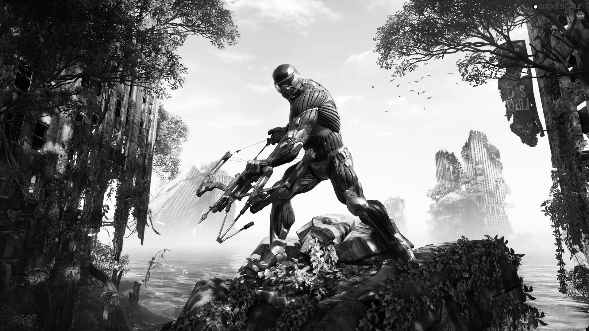 buildings, Crysis 3, Bow