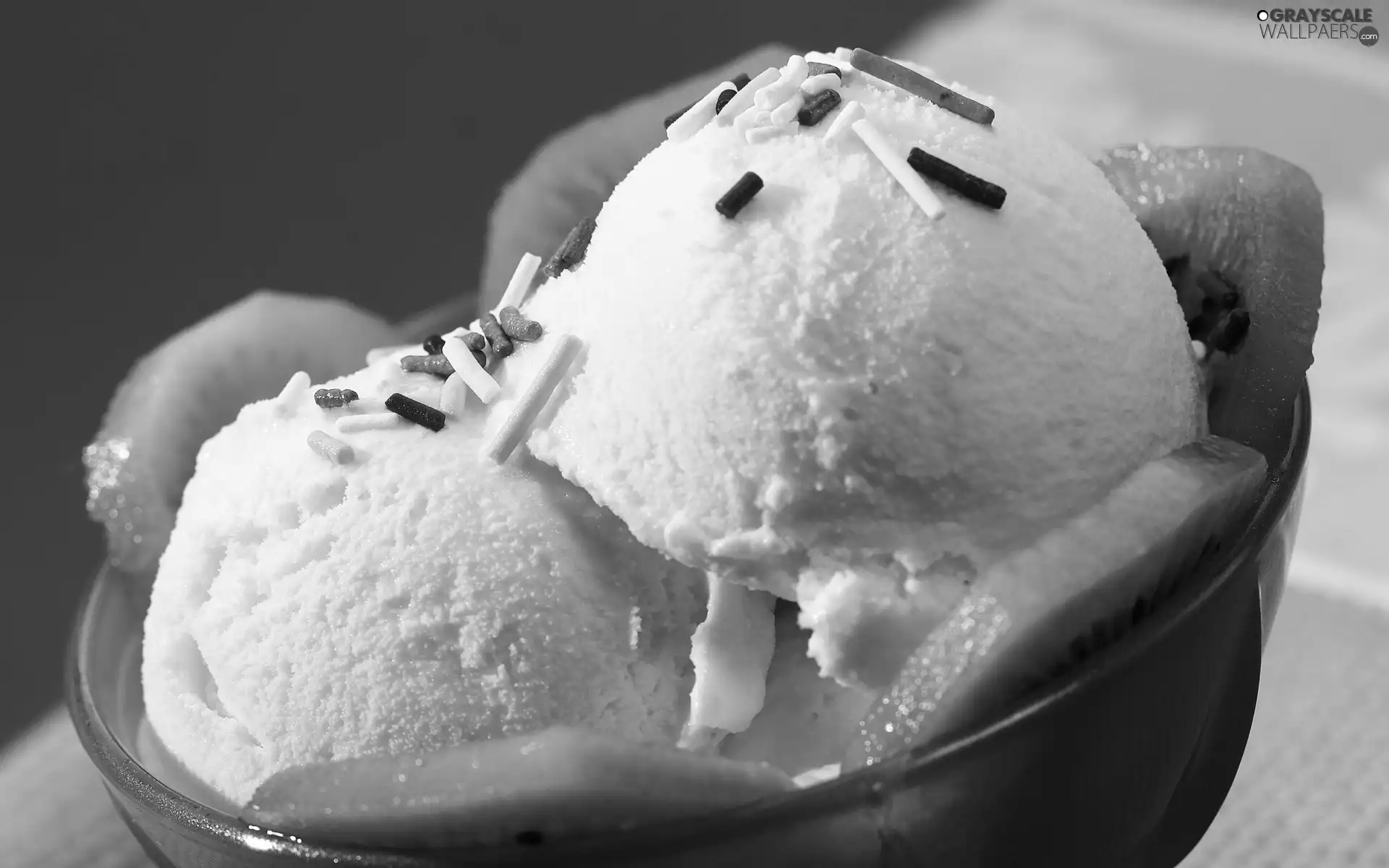 ice cream, decoration, bowl, kiwi