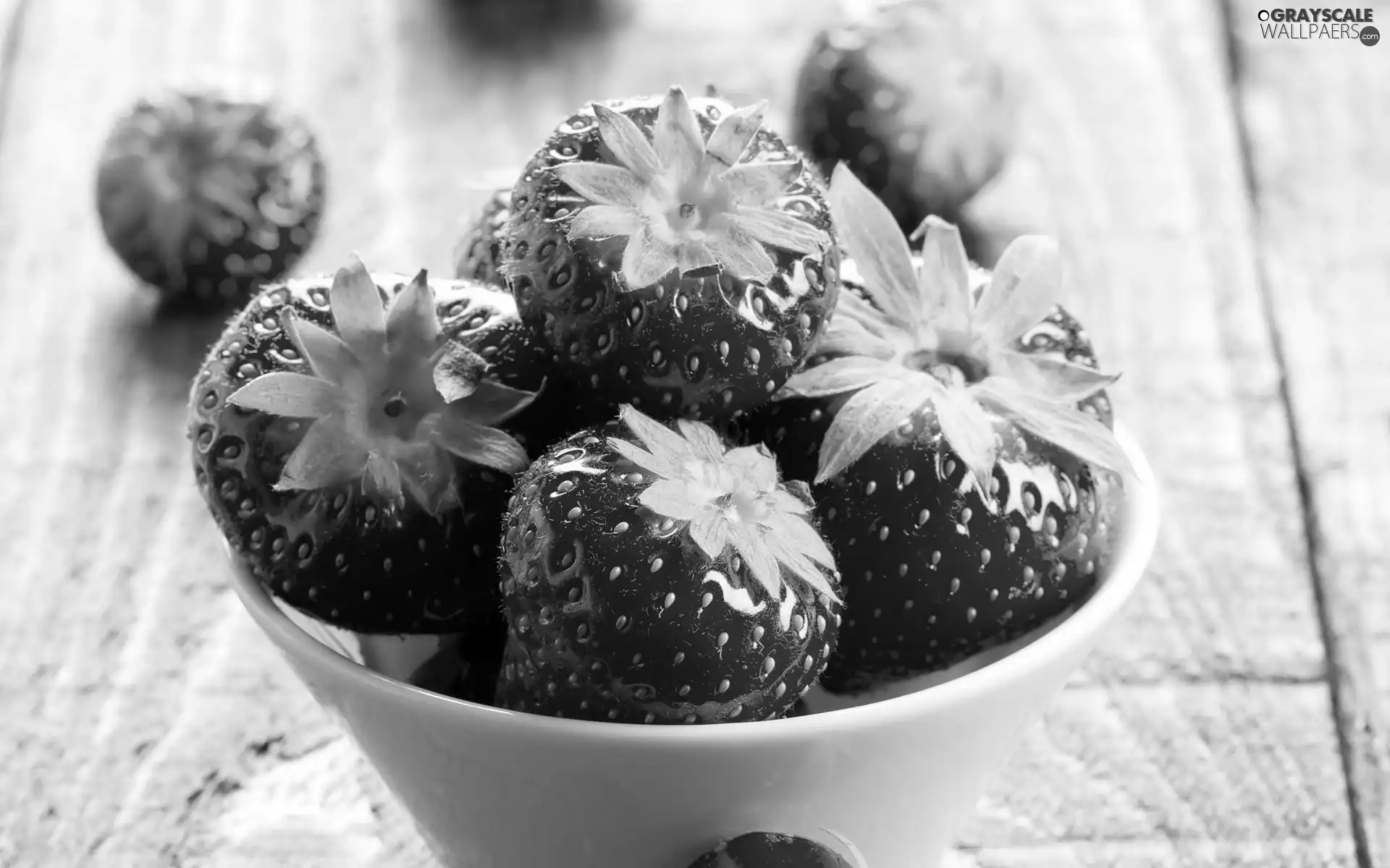 strawberries, bowl