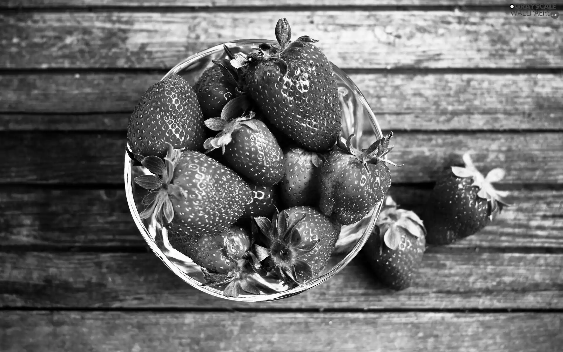 strawberries, bowl