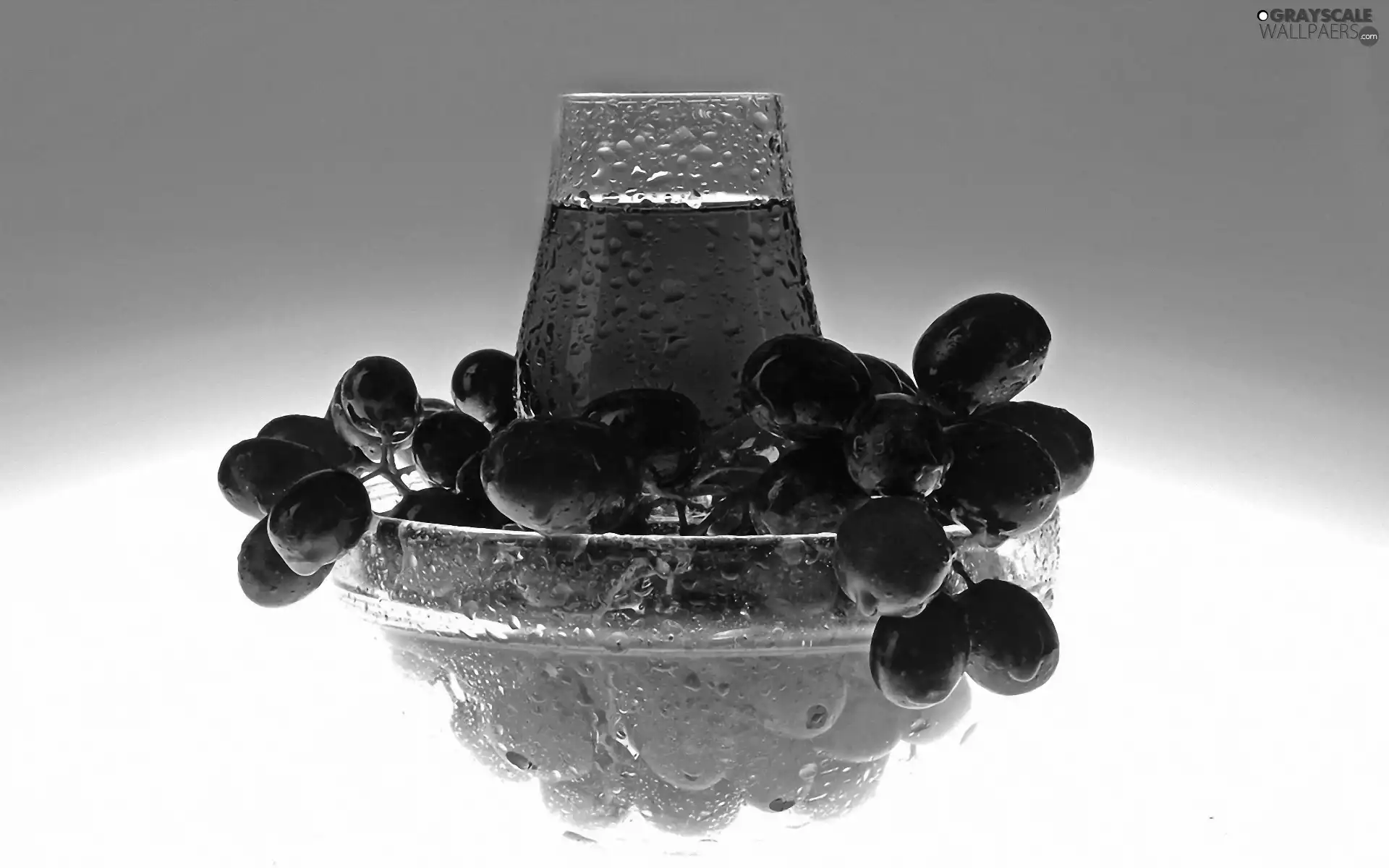 bowl, Grapes, Wine
